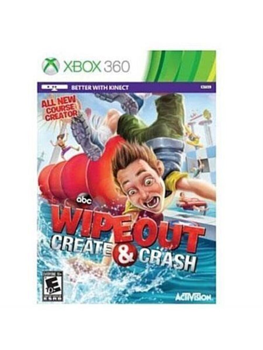 Wipeout: Create & Crash (Microsoft Xbox 360, 2013) No Manual. New Case. Tested